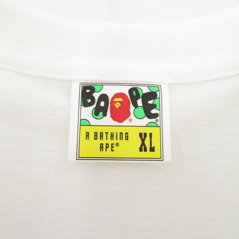 A BATHING APE | アベイシングエイプ FIREWORK BY BATHING APE TEE 半袖Ｔシャツ ホワイト サイズ：XL【瀬戸大橋店】