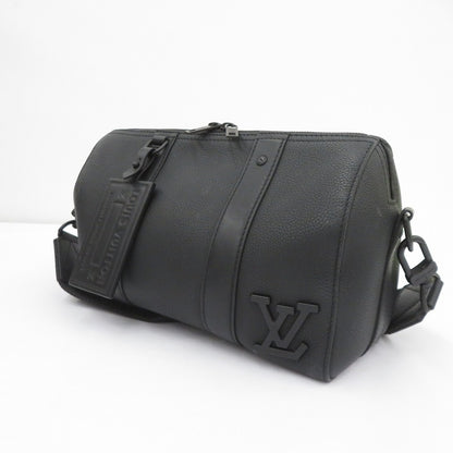LOUIS VUITTON | ルイ・ヴィトン シティ・キーポル アエログラム ショルダーバッグ M59255 ブラック【瀬戸大橋店】