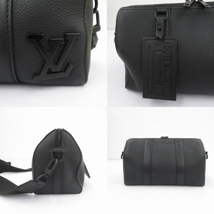 LOUIS VUITTON | ルイ・ヴィトン シティ・キーポル アエログラム ショルダーバッグ M59255 ブラック【瀬戸大橋店】