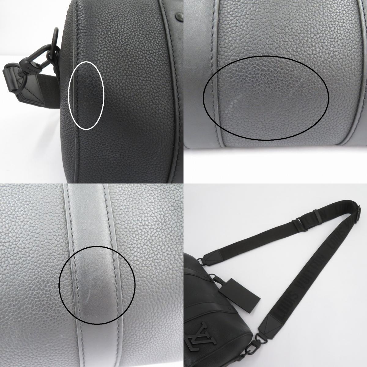 LOUIS VUITTON | ルイ・ヴィトン シティ・キーポル アエログラム ショルダーバッグ M59255 ブラック【瀬戸大橋店】