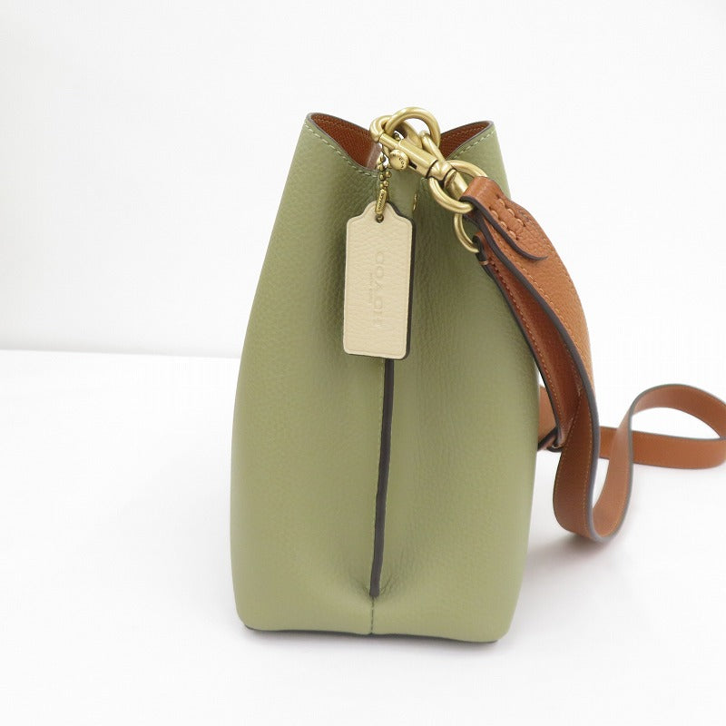 COACH | コーチ ウィロウ バケットバッグ ショルダーバッグ J2379-CA095 カーキ【瀬戸大橋店】