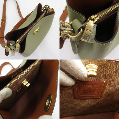 COACH | コーチ ウィロウ バケットバッグ ショルダーバッグ J2379-CA095 カーキ【瀬戸大橋店】