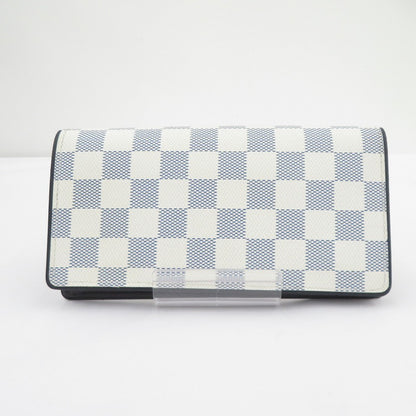 LOUIS VUITTON | ルイ・ヴィトン ダミエコースト ポルトフォイユ・ブラザ 長財布 N63506 ネイビー × ホワイト【瀬戸大橋店】