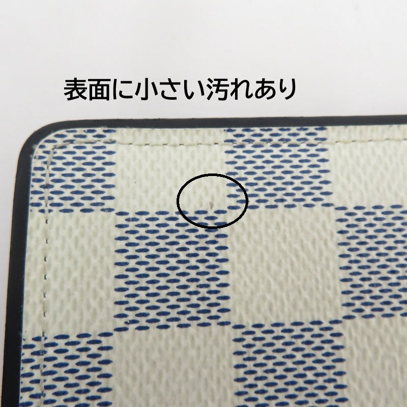LOUIS VUITTON | ルイ・ヴィトン ダミエコースト ポルトフォイユ・ブラザ 長財布 N63506 ネイビー × ホワイト【瀬戸大橋店】