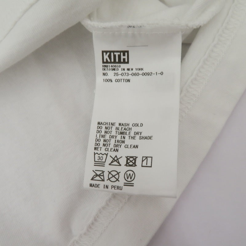 KITH | キース ×PEANUTS New York To The World 半袖Ｔシャツ ホワイト サイズ：L【瀬戸大橋店】