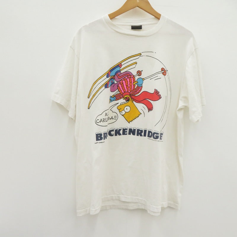 VINTAGE衣料 | ヴィンテージイリョウ Changes シンプソンズ 90s 半袖Ｔシャツ ホワイト サイズ：XL【瀬戸大橋店】