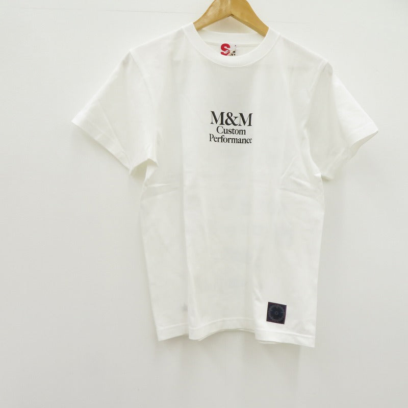 M&M CUSTOM PERFORMANCE | エムアンドエムカスタムパフォーマンス LOGO TEE 半袖Ｔシャツ 25MMT10 ホワイト サイズ：S【瀬戸大橋店】