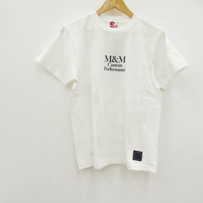 M&M CUSTOM PERFORMANCE | エムアンドエムカスタムパフォーマンス LOGO TEE 半袖Ｔシャツ 25MMT10 ホワイト サイズ：S【瀬戸大橋店】
