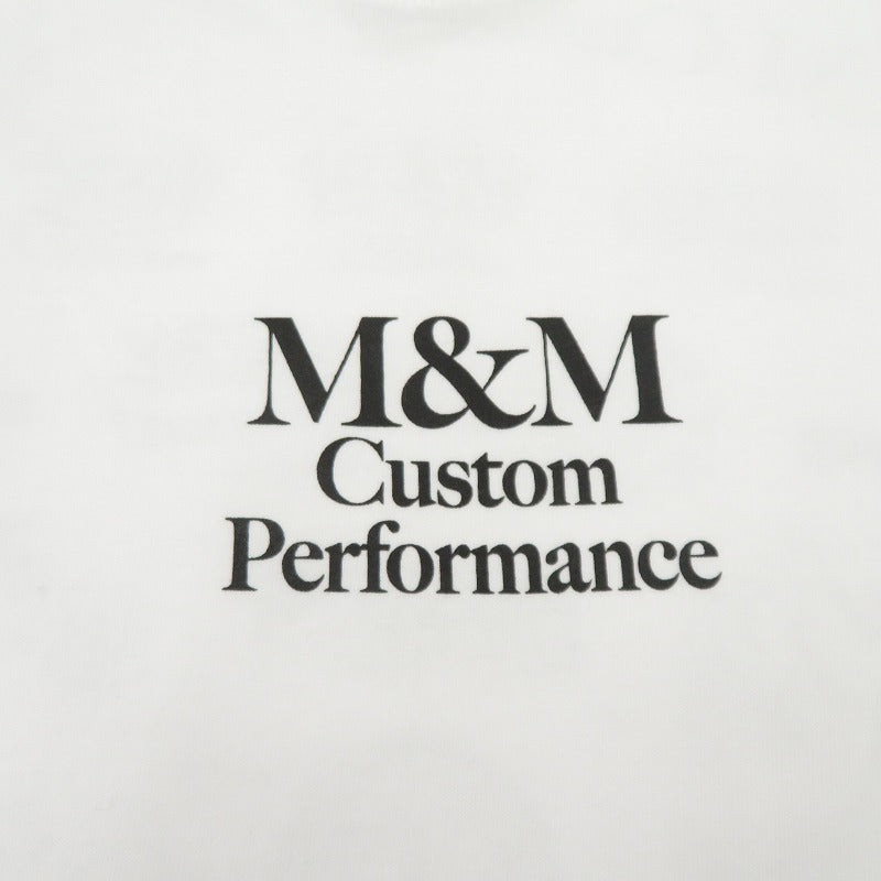 M&M CUSTOM PERFORMANCE | エムアンドエムカスタムパフォーマンス LOGO TEE 半袖Ｔシャツ 25MMT10 ホワイト サイズ：S【瀬戸大橋店】
