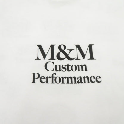 M&M CUSTOM PERFORMANCE | エムアンドエムカスタムパフォーマンス LOGO TEE 半袖Ｔシャツ 25MMT10 ホワイト サイズ：S【瀬戸大橋店】