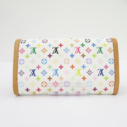 LOUIS VUITTON | ルイ・ヴィトン モノグラム マルチカラー ポルトトレゾール・インターナショナル 長財布 M92659 ホワイト【瀬戸大橋店】