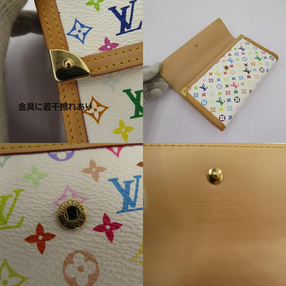 LOUIS VUITTON | ルイ・ヴィトン モノグラム マルチカラー ポルトトレゾール・インターナショナル 長財布 M92659 ホワイト【瀬戸大橋店】