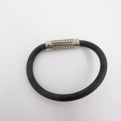 LOUIS VUITTON | ルイ・ヴィトン ブレスレット・ディジット ダミエ グラフィット ブレスレット M6626E ブラック【瀬戸大橋店】