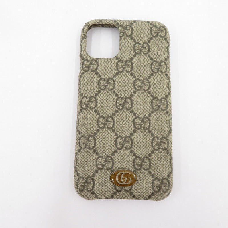 GUCCI | グッチ GGスプリーム オフィディア iPhone11用 スマホケース その他小物 625710・617664 ベージュ【瀬戸大橋店】