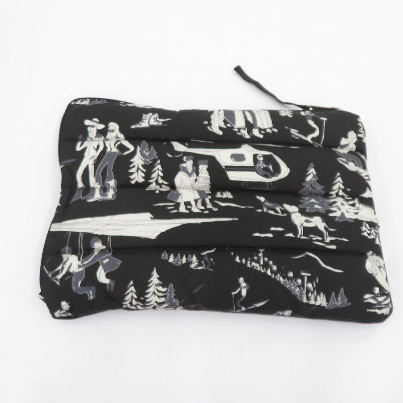 MONCLER | モンクレール BUSTA PIUMINO クラッチバッグ C209P0085305 539AD ブラック【瀬戸大橋店】