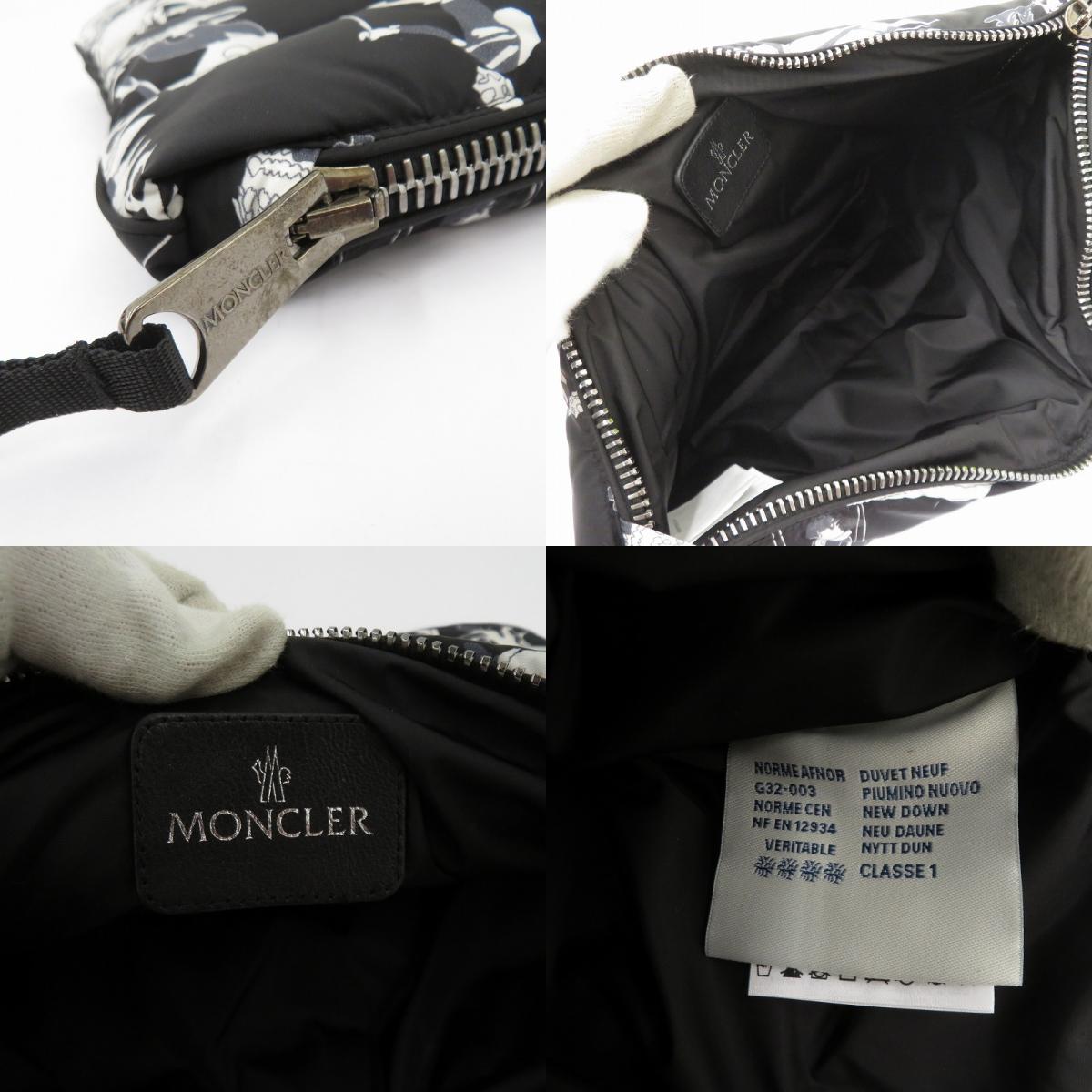 MONCLER | モンクレール BUSTA PIUMINO クラッチバッグ C209P0085305 539AD ブラック【瀬戸大橋店】