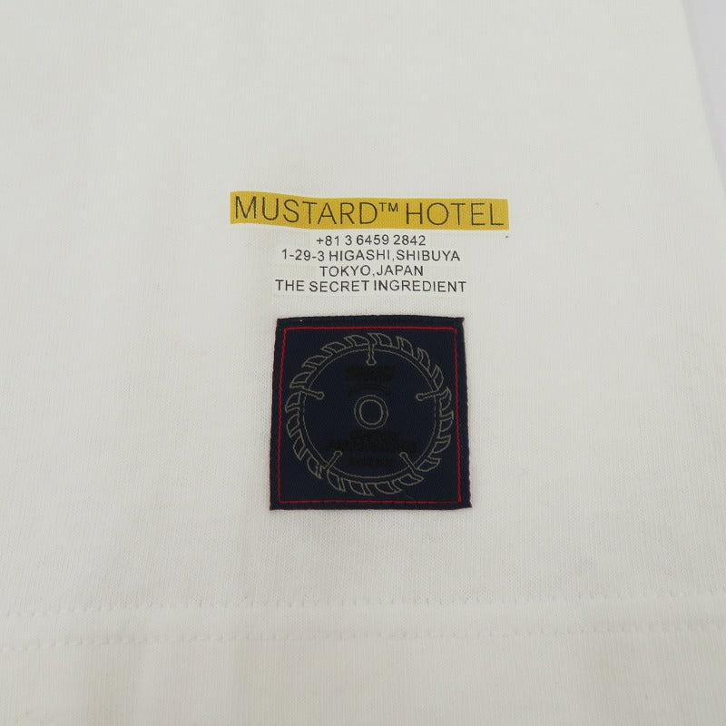 M&M CUSTOM PERFORMANCE | エムアンドエムカスタムパフォーマンス MUSTARD HOTEL TEE 半袖Ｔシャツ MHMM-02 ホワイト サイズ：S【瀬戸大橋店】