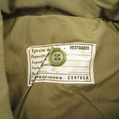 MILITARY衣料 | ミリタリーイリョウ スペイン軍 トレンチコート カーキ サイズ：不明【瀬戸大橋店】