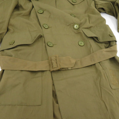 MILITARY衣料 | ミリタリーイリョウ スペイン軍 トレンチコート カーキ サイズ：不明【瀬戸大橋店】