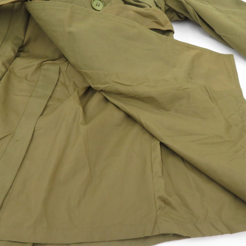 MILITARY衣料 | ミリタリーイリョウ スペイン軍 トレンチコート カーキ サイズ：不明【瀬戸大橋店】