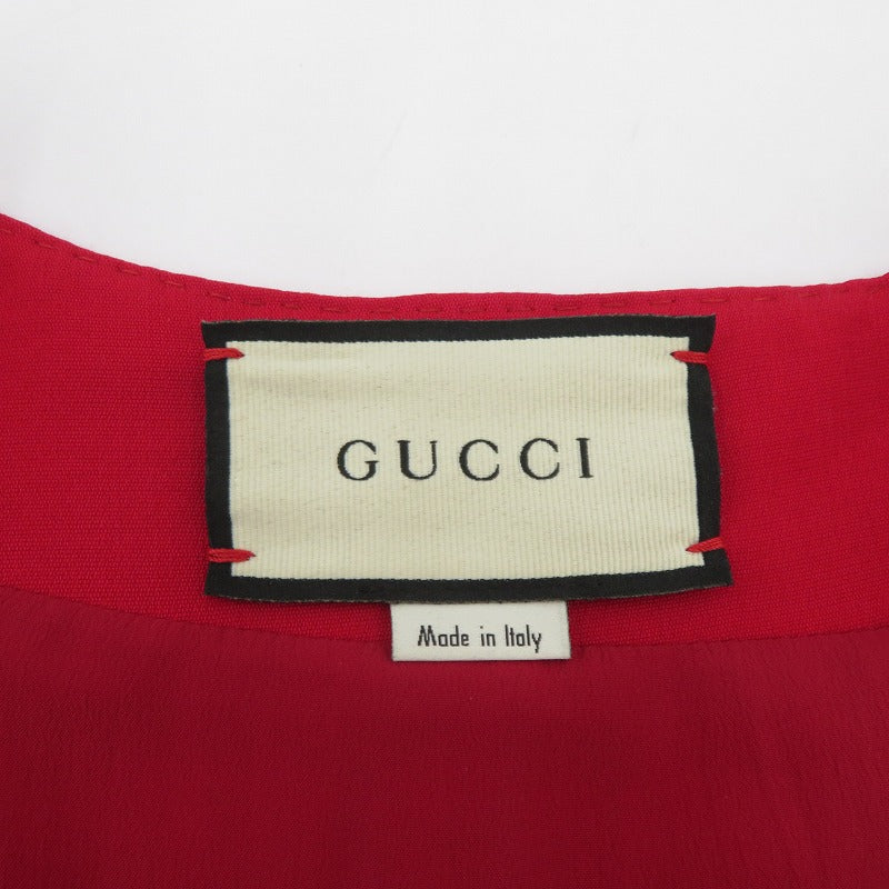 GUCCI | グッチ オールインワン ツナギ レッド サイズ：42【瀬戸大橋店】