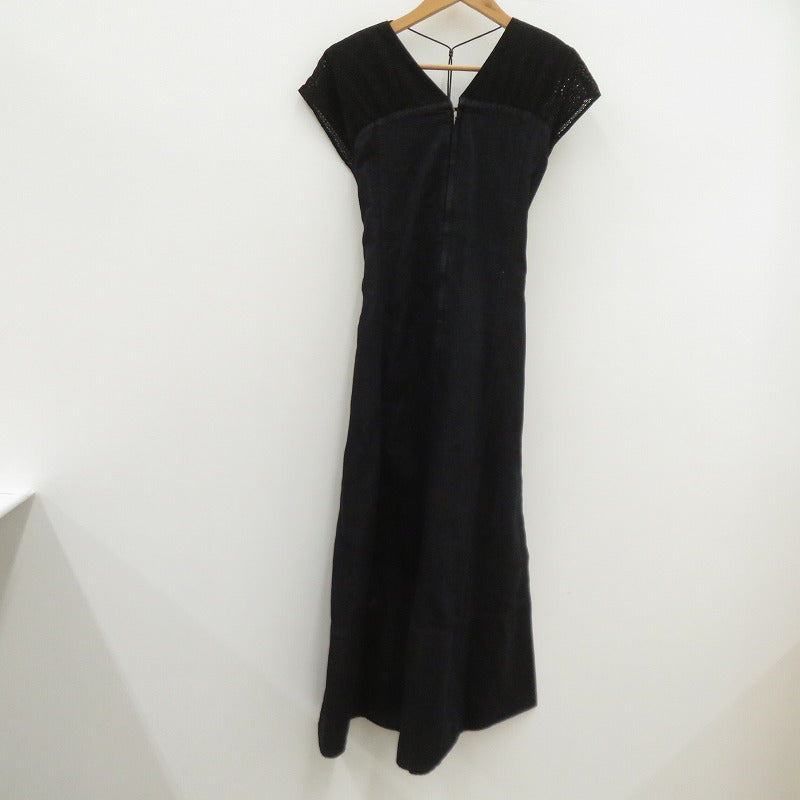 JAPAN DENIM ×LOKITHO SHOULDER LACE DRESS ワンピース ダークインディゴ サイズ：1【瀬戸大橋店】