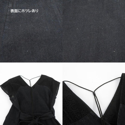JAPAN DENIM ×LOKITHO SHOULDER LACE DRESS ワンピース ダークインディゴ サイズ：1【瀬戸大橋店】