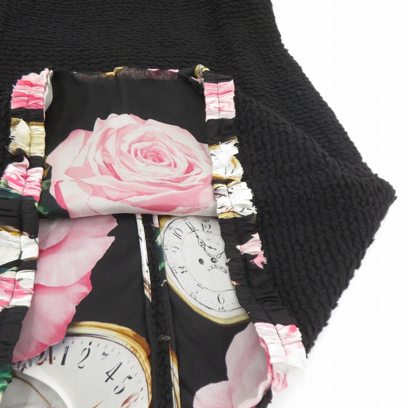 DOLCE & GABBANA | ドルチェアンドガッバーナ ワンピース ブラック サイズ：40【瀬戸大橋店】