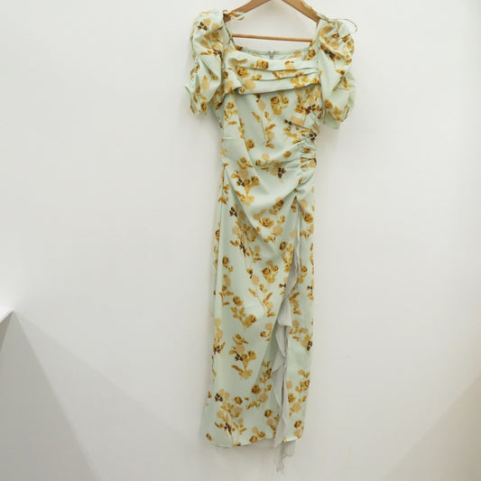 Lily Brown | リリーブラウン スクエアネックローズプリントワンピース ワンピース LWFO244064 ミント サイズ：1【瀬戸大橋店】