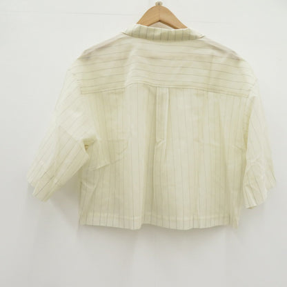 BEAUTY & YOUTH UNITED ARROWS | ビューティーアンドユースユナイテッドアローズ シアーストライプシャツ 半袖シャツ 1616-199-0451 ベージュ サイズ：FreeSize【瀬戸大橋店】