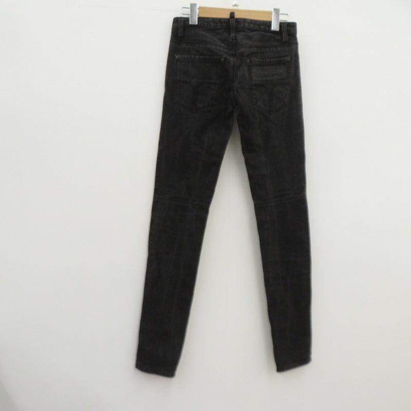 DSQUARED2 | ディースクエアード スキニーパンツ 72LA091 ブラック サイズ：36【瀬戸大橋店】