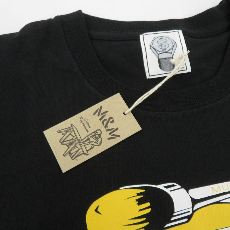 M&M CUSTOM PERFORMANCE | エムアンドエムカスタムパフォーマンス MUSTARD HOTEL TEE 半袖Ｔシャツ MHMM-02 ブラック サイズ：S【瀬戸大橋店】