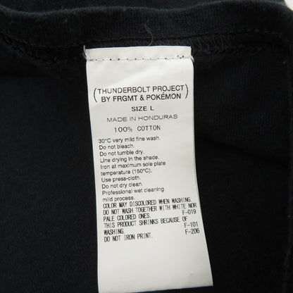 FRAGMENT | フラグメント ×Pokemon/THUNDERBOLT PROJECT/FRGMT LOGO TEE 半袖Ｔシャツ ブラック サイズ：L【瀬戸大橋店】