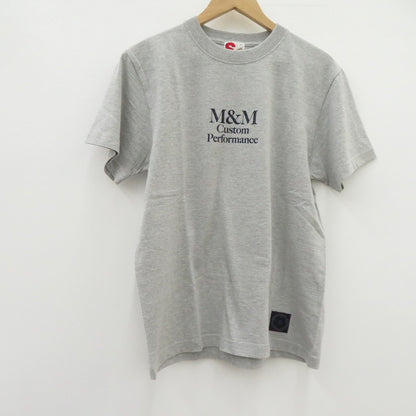 M&M CUSTOM PERFORMANCE | エムアンドエムカスタムパフォーマンス LOGO TEE 半袖Ｔシャツ 25MMT10 グレー サイズ：S【瀬戸大橋店】