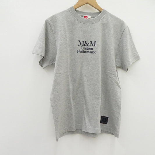 M&M CUSTOM PERFORMANCE | エムアンドエムカスタムパフォーマンス LOGO TEE 半袖Ｔシャツ 25MMT10 グレー サイズ：S【瀬戸大橋店】