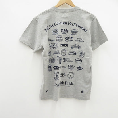 M&M CUSTOM PERFORMANCE | エムアンドエムカスタムパフォーマンス LOGO TEE 半袖Ｔシャツ 25MMT10 グレー サイズ：S【瀬戸大橋店】