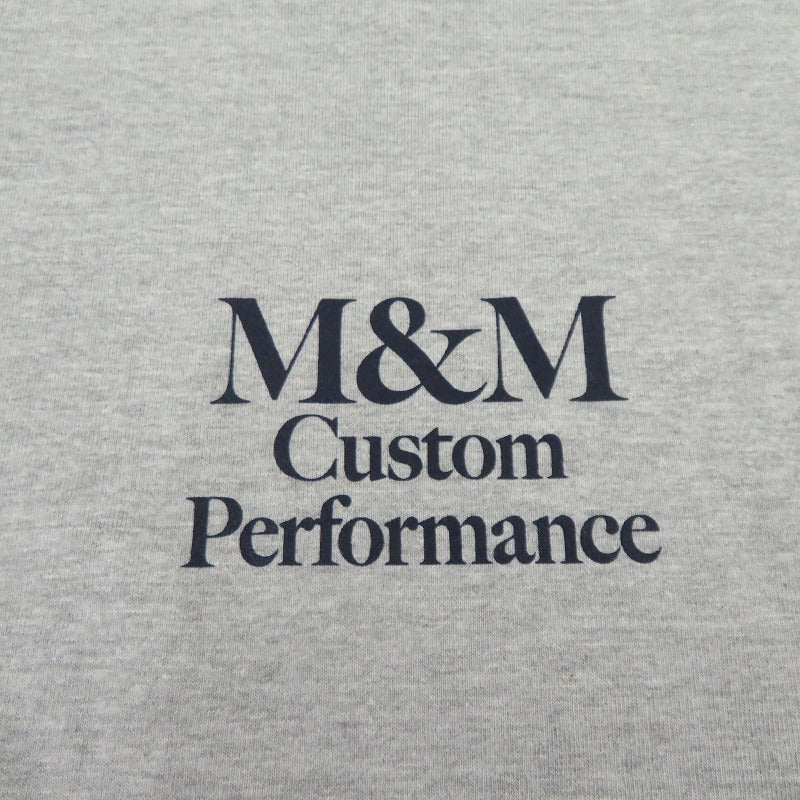 M&M CUSTOM PERFORMANCE | エムアンドエムカスタムパフォーマンス LOGO TEE 半袖Ｔシャツ 25MMT10 グレー サイズ：S【瀬戸大橋店】