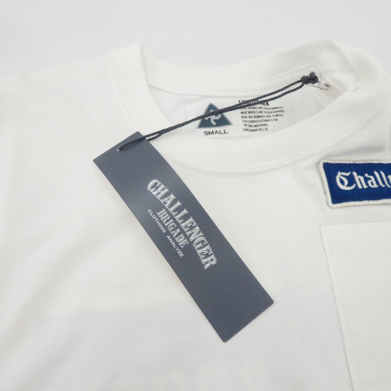 CHALLENGER | チャレンジャー LOGO PATCH TEE 半袖Ｔシャツ CLG-TS 023-004 ホワイト サイズ：S【瀬戸大橋店】