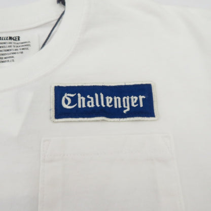 CHALLENGER | チャレンジャー LOGO PATCH TEE 半袖Ｔシャツ CLG-TS 023-004 ホワイト サイズ：S【瀬戸大橋店】