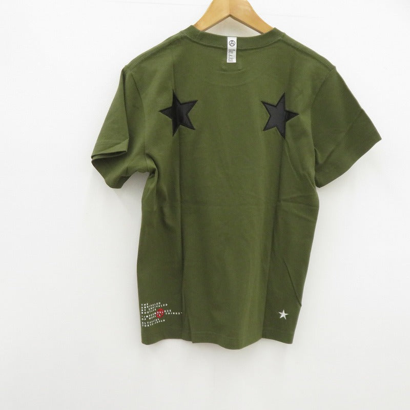 M&M CUSTOM PERFORMANCE | エムアンドエムカスタムパフォーマンス ×UNRIVALED PRINT S/S T-SHIRT 半袖Ｔシャツ URMM-22-1 カーキ サイズ：S【瀬戸大橋店】