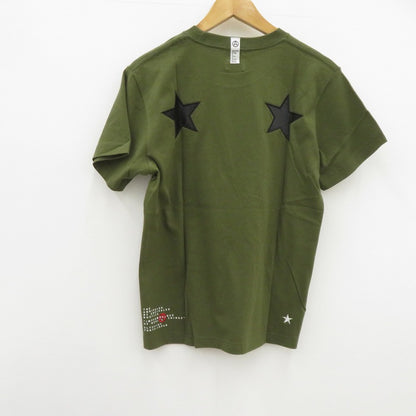 M&M CUSTOM PERFORMANCE | エムアンドエムカスタムパフォーマンス ×UNRIVALED PRINT S/S T-SHIRT 半袖Ｔシャツ URMM-22-1 カーキ サイズ：S【瀬戸大橋店】