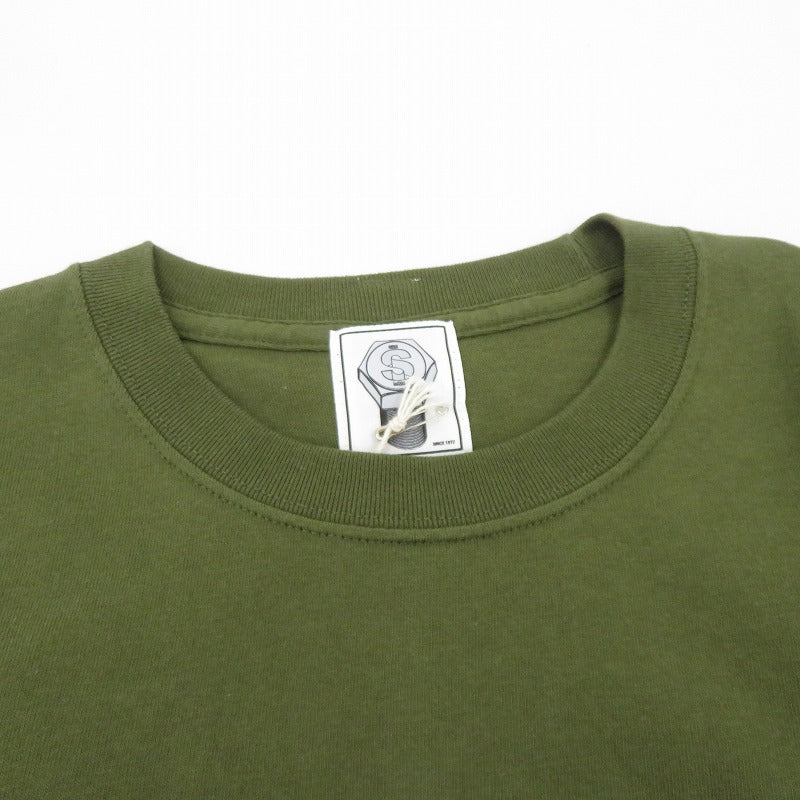 M&M CUSTOM PERFORMANCE | エムアンドエムカスタムパフォーマンス ×UNRIVALED PRINT S/S T-SHIRT 半袖Ｔシャツ URMM-22-1 カーキ サイズ：S【瀬戸大橋店】