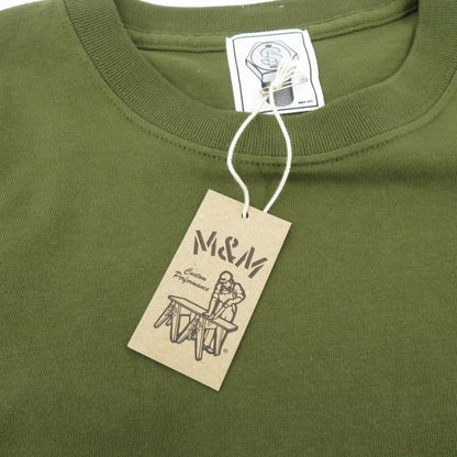 M&M CUSTOM PERFORMANCE | エムアンドエムカスタムパフォーマンス ×UNRIVALED PRINT S/S T-SHIRT 半袖Ｔシャツ URMM-22-1 カーキ サイズ：S【瀬戸大橋店】