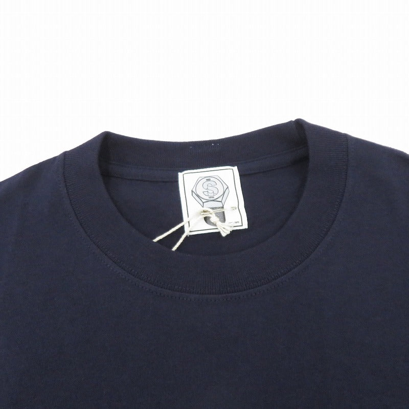 M&M CUSTOM PERFORMANCE | エムアンドエムカスタムパフォーマンス ×UNRIVALED PRINT S/S T-SHIRT 半袖Ｔシャツ URMM-22-1 ネイビー サイズ：S【瀬戸大橋店】