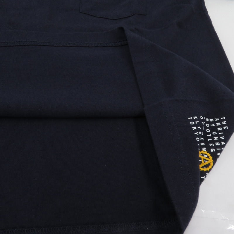 M&M CUSTOM PERFORMANCE | エムアンドエムカスタムパフォーマンス ×UNRIVALED PRINT S/S T-SHIRT 半袖Ｔシャツ URMM-22-1 ネイビー サイズ：S【瀬戸大橋店】