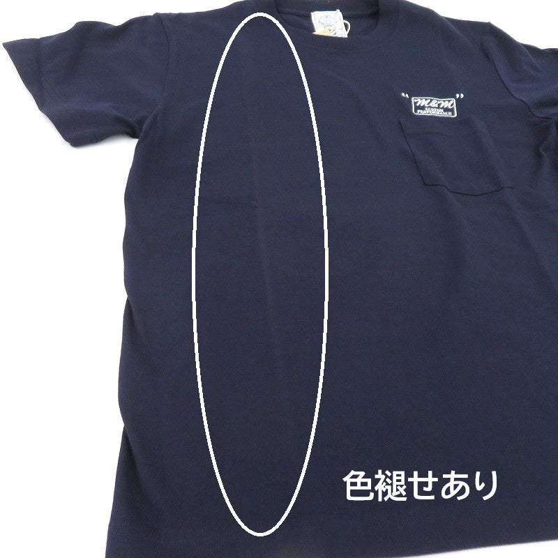 M&M CUSTOM PERFORMANCE | エムアンドエムカスタムパフォーマンス ×UNRIVALED PRINT S/S T-SHIRT 半袖Ｔシャツ URMM-22-1 ネイビー サイズ：S【瀬戸大橋店】