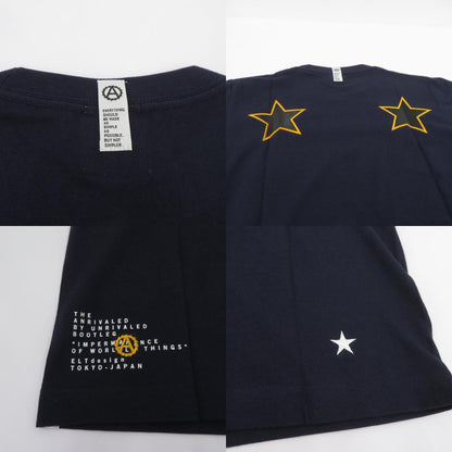 M&M CUSTOM PERFORMANCE | エムアンドエムカスタムパフォーマンス ×UNRIVALED PRINT S/S T-SHIRT 半袖Ｔシャツ URMM-22-1 ネイビー サイズ：S【瀬戸大橋店】