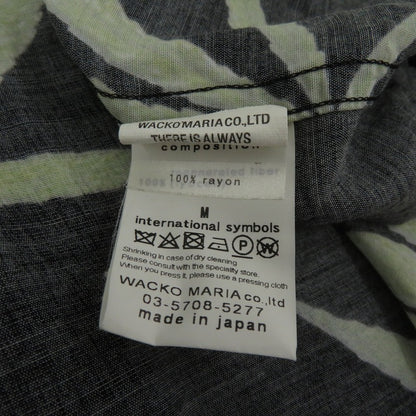 WACKOMARIA | ワコマリア HIGH TIMES HAWAIIAN SHIRT 18SS アロハシャツ 半袖シャツ ブラック サイズ：M【瀬戸大橋店】