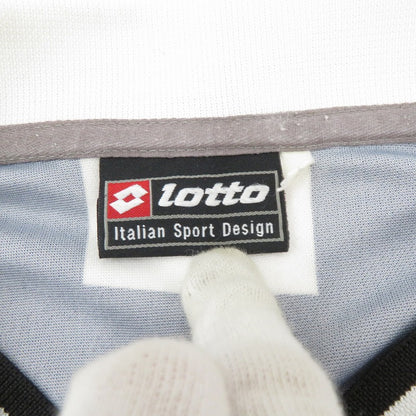 Lotto ユヴェントス 半袖シャツ ブラック × ホワイト サイズ：XL【瀬戸大橋店】