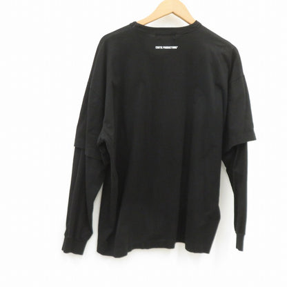 COOTIE | クーティー SUPIMA OVERSIZED CELLIE L/S TEE 半袖Ｔシャツ ブラック サイズ：S【瀬戸大橋店】